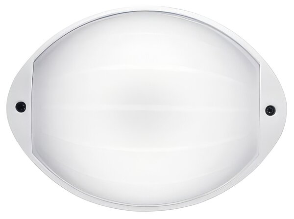 Applique in alluminio pressofuso di alta qualit� COCO APPLIQUE APERTA 7W LED 4000K Dimensioni 23x9,1xh 17 cm Diffusore in termoplastico opalino colore BIANCO