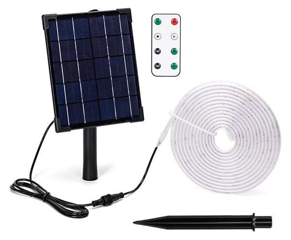 Aigostar - LED Striscia solare dimmerabile LED/5W/3,2V 5 m 6500K IP65 + +TC