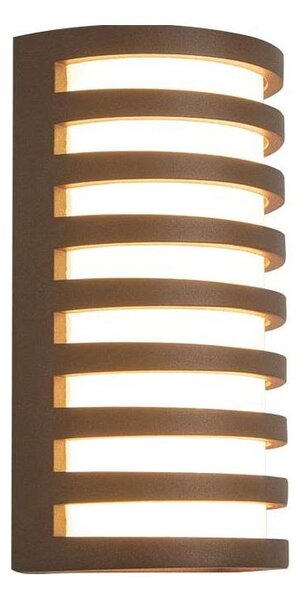 Zambelis E341 - Applique a LED da esterno LED/10W/230V 3000K IP65 marrone