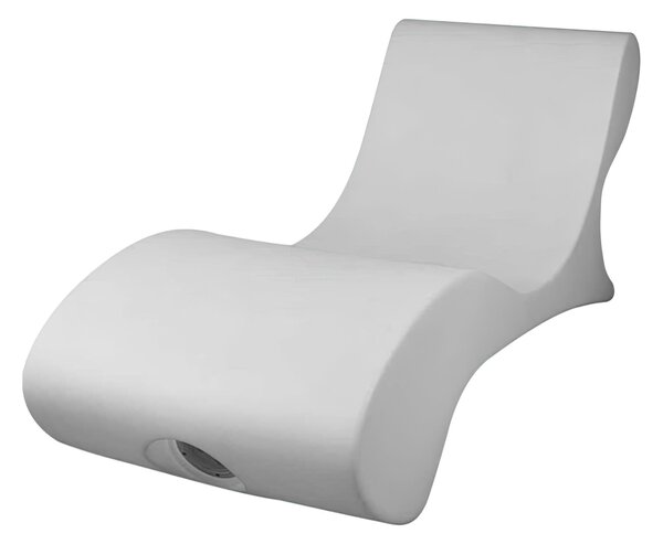 Chaise Longue Andromeda Longue Chair Realizzata In Polietilene Di Alta Qualit� Riciclabile La 100%. Dimensioni 168x60x67 Cm Resistente Ai Raggi Uv Ed Alta Resistenza Alla Trazione