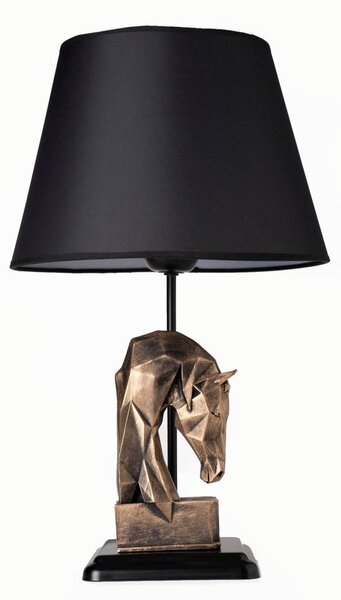 Lampada da tavolo 1xE27/40W/230V nero/oro