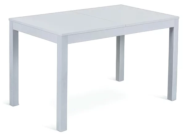 Tavolo Allungabile Kitchen & Living 80x130 210xh76 cm, Colore Grigio Chiaro, Materiale Top e Allunghe Melaminico, Gambe Faggio Massello