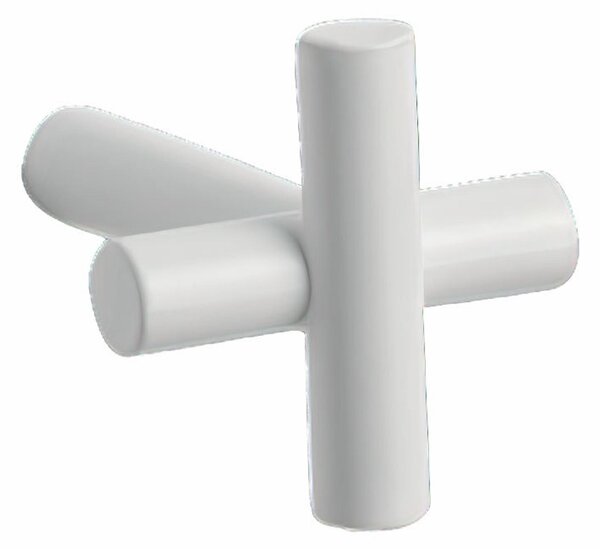 Appendino da muro Dimensioni 550 x 447 x 100 mm Linea BUCK Biancoopaco RAL 9016