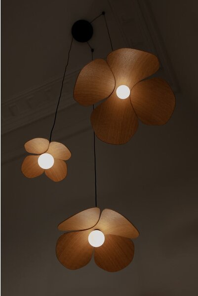 Paralume in legno di quercia di colore naturale ø 28 cm Forget Me Not - UMAGE
