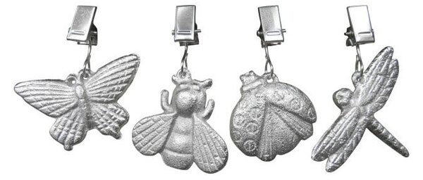 Set di 8 pesi per tovaglie Giardino - Esschert Design