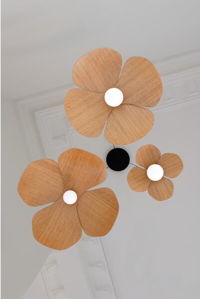 Paralume in legno di quercia di colore naturale ø 28 cm Forget Me Not - UMAGE