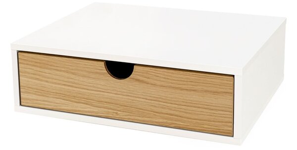 Comodino in rovere bianco/naturale Farsta - Woodman