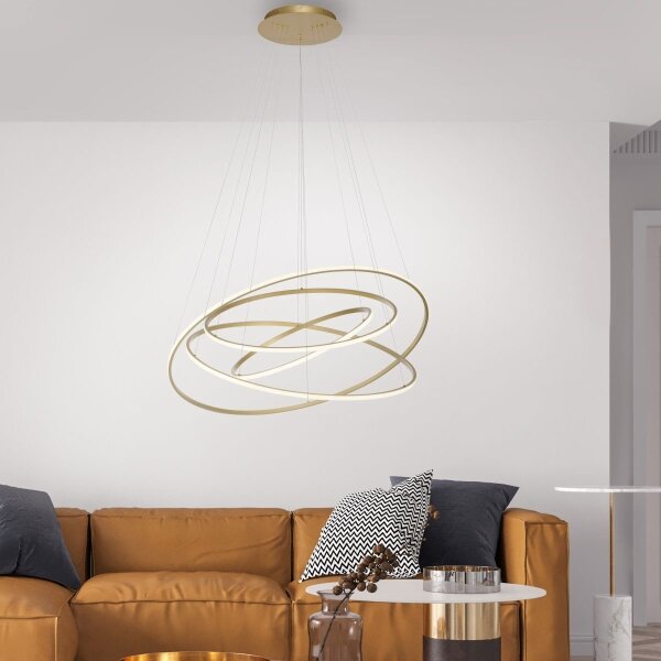 Paul Neuhaus 2124-60 - Lampadario a sospensione con filo LED dimmerabile TESSARA LED/97W/230V + +TC