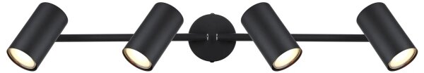 Globo 57914-4 - Faretto ALLVI 4xGU10/25W/230V nero