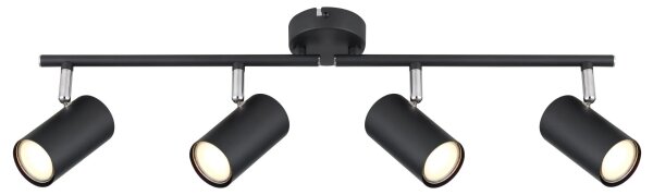 Globo 57914-4 - Faretto ALLVI 4xGU10/25W/230V nero