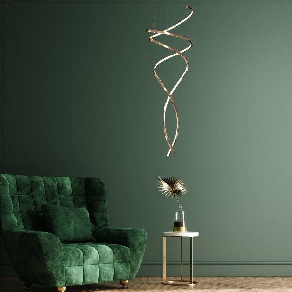 Zuma Line MD3127-2M-3GT - Lampadario LED a sospensione con filo COCO 68W/230V 3000/4000/6000K + +TC