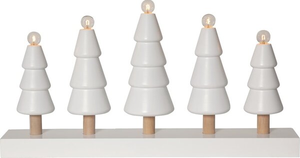 Decorazione luminosa bianca natalizia Skog - Star Trading