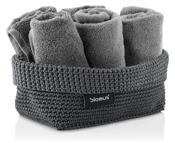Cestino grigio scuro Corda, 11,5 x 20 cm - Blomus