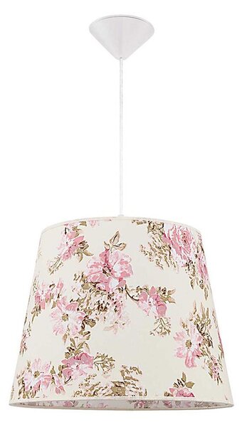 Duolla - Lampadario a sospensione con filo VIOLIN 1xE27/40W/230V diametro 38 cm rosa
