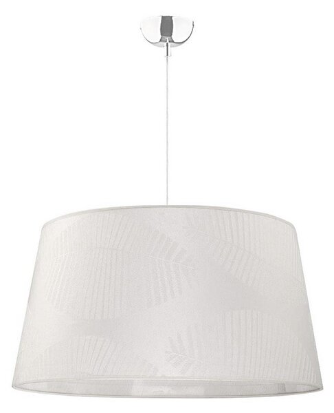 Duolla - Lampadario a sospensione con filo TENOR 1xE27/40W/230V diametro 60 cm bianco/foglie