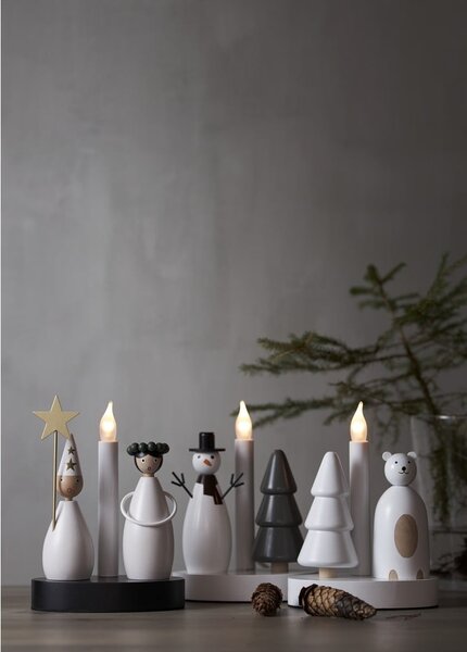 Decorazione luminosa bianca natalizia Christmas Joy - Star Trading