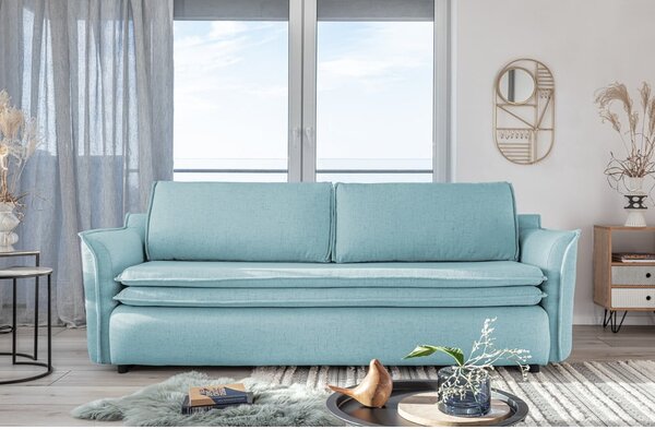 Divano letto azzurro Charming Charlie - Miuform