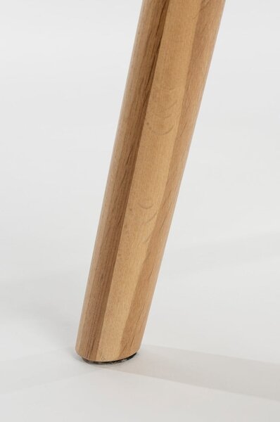 Sedia da bar di colore naturale in rovere massiccio (altezza della seduta 65,5 cm) Vander – White Label