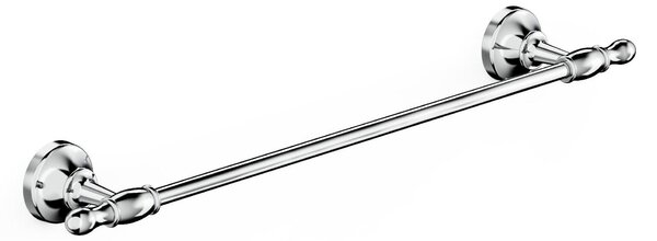 Porta Salviette da LAVABO 55 Cromato Collezione 900 Dimensione 55x8,4x h 5,5 cm in acciaio inox stile moderno cromo
