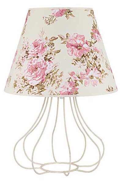Duolla - Lampada da tavolo VIOLIN 1xE27/40W/230V diametro 35 cm rosa