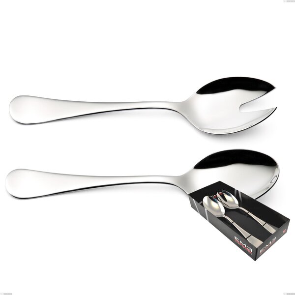 Confezione vetrina 2 pezzi insalata Milano inox 18/10 , Acciaio inox 18/10 (AISI304) lucido a specchio, spessore 2,5 mm