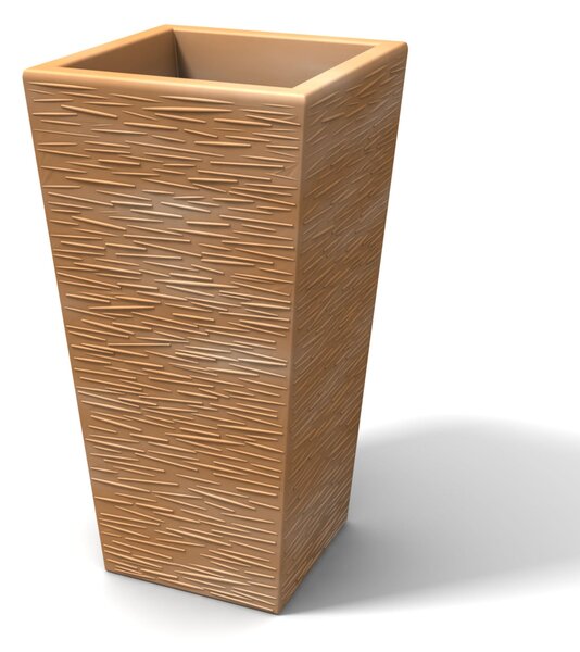 Porta vaso Vaso in polietilene EGIZIO rustico 32x22x53 cm ideale per arredare al meglio sia un ambiente interno che esterno Tegola