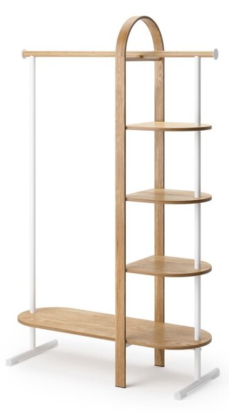 Set da corridoio in legno naturale di eucalipto bianco Bellwood - Umbra