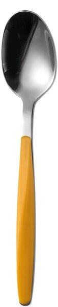 Cucchiaino da caff� My Fusion Set 6 pezzi in acciaio inox 18/10 (AISI 304) manico in ABS lavabili in lavastoviglie,Giallo Ocra