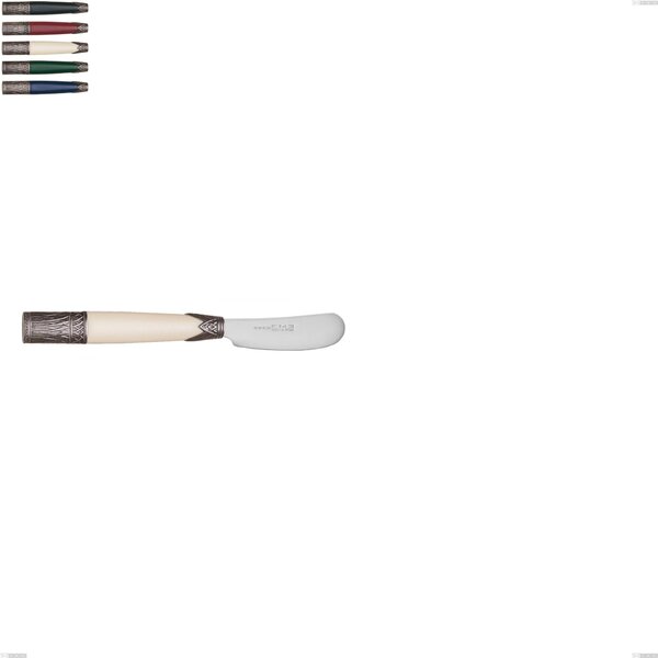 Spalmaburro piccolo Aria, acciaio 18/10 aisi304 colorato Dimensioni 143 mm manico in Acrilico e Metallo