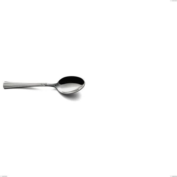 Cucchiaino moka bavaria, Acciaio inox (Aisi 304) lucido stile classico, lunghezza 115 mm