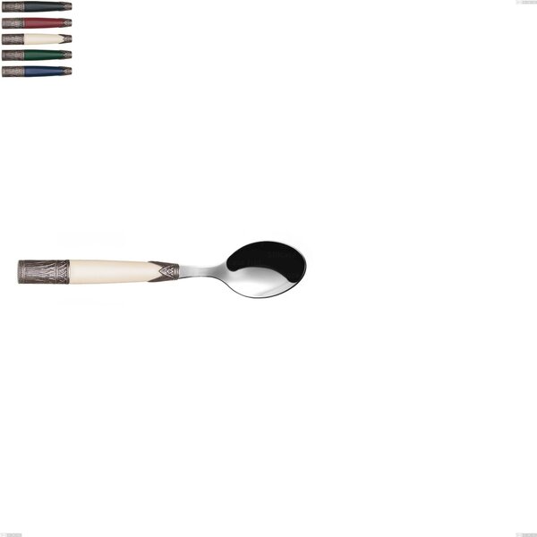 Cucchiaino caff� Aria, acciaio 18/10 aisi304 colorato Dimensioni 142 mm manico in Acrilico e Metallo