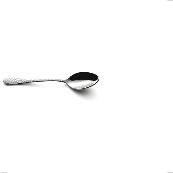 Cucchiaino caff� cortina, Acciaio inox (Aisi 304) acciaio martellato lucido, lunghezza 138 mm