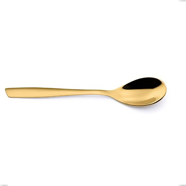 Cucchiaino moka Eleven PVD Gold, Acciaio 18/10 lucido, spessore 2.5 mm, PVD oro