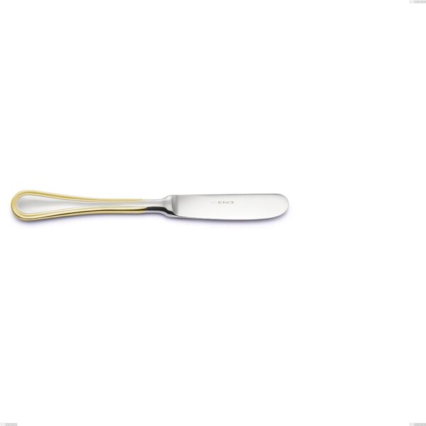 Spalmaburro Impero oro, acciaio 18-10, oro 24 carati lucido, spessore 2.5 mm, lunghezza 175 mm