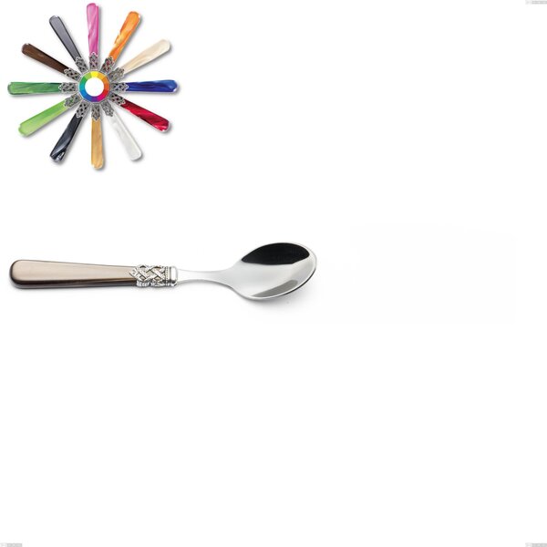 Cucchiaino caff� Ginevra, (acciaio 18.10 aisi304), manico in nylon, Lunghezza 144 mm