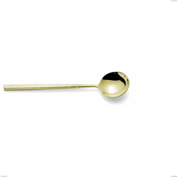 Cucchiaino frutta Kyoto Origami Tin Gold, Acciaio inox (Aisi 304) trattamento pvd acciaio lucido, lunghezza 183 mm