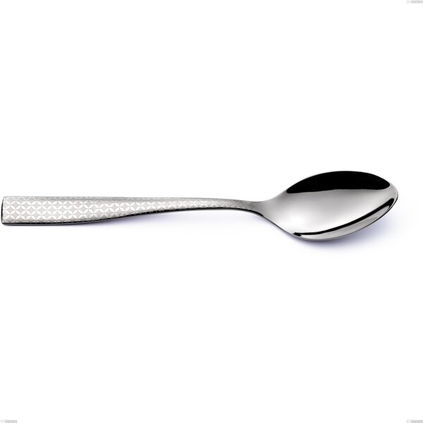 Cucchiaino frutta Infinity Monogran, Acciaio 18/10 (aisi 304) incisione laser, spessore 2.5 mm, lunghezza 190 mm