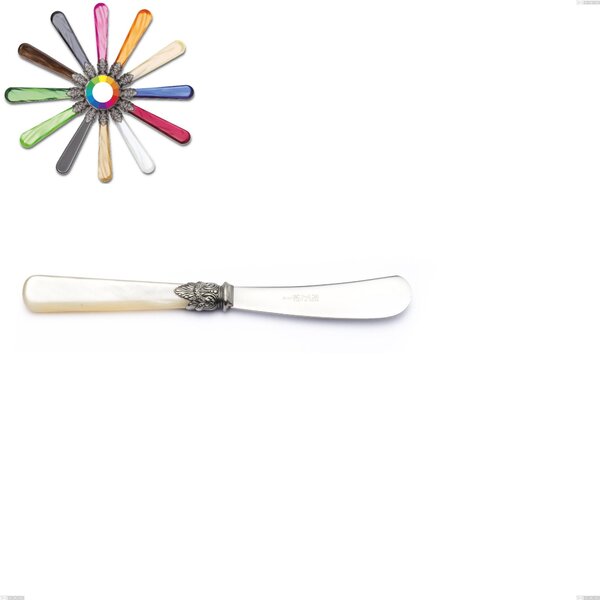 Spalmaburro Napoleon Perlato, (acciaio 18.10 aisi304), Lunghezza 181 mm manici in metacrilato