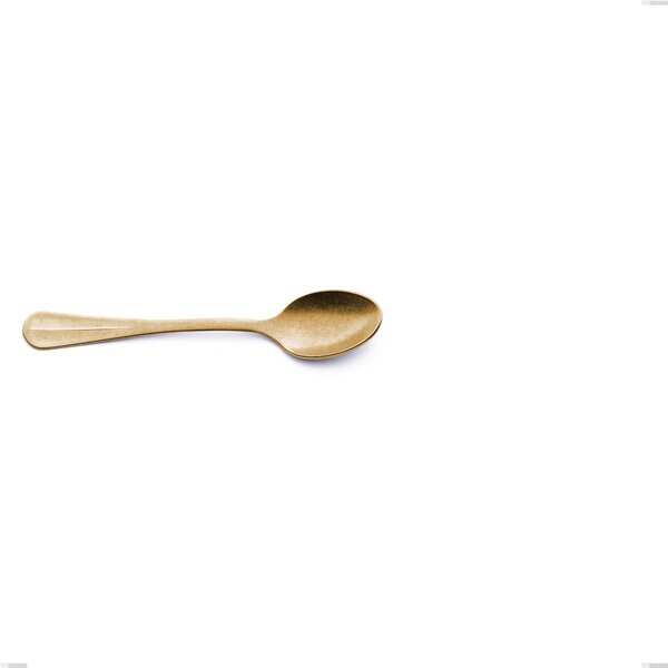 Cucchiaino caff� Royal Retr� PVD Gold, Acciaio 18/10 antico, spessore 2.5 mm, lunghezza 142 mm, pvd oro
