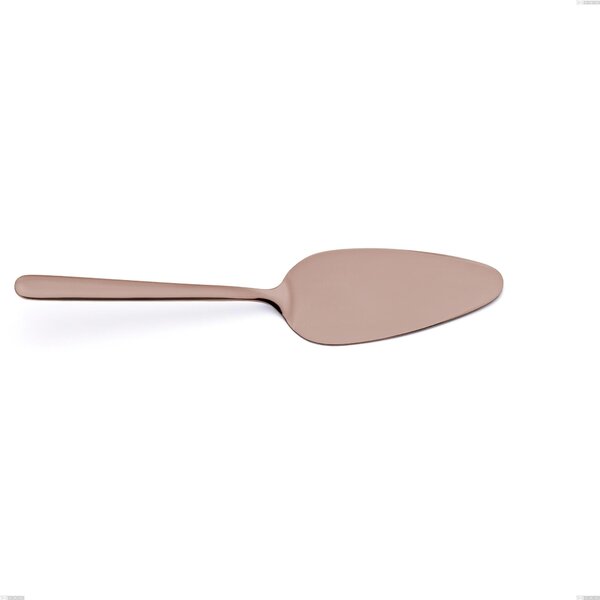 Pala torta Venice Copper Bronze, Acciaio Inox 18-10 trattamento pvd bronzo, spessore 4 mm, lunghezza 247 mm