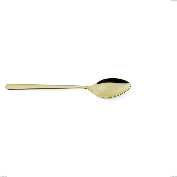 Cucchiaino frutta Venice Tin Gold, Acciaio Inox 18-10 trattamento pvd oro, spessore 4 mm, lunghezza 200 mm