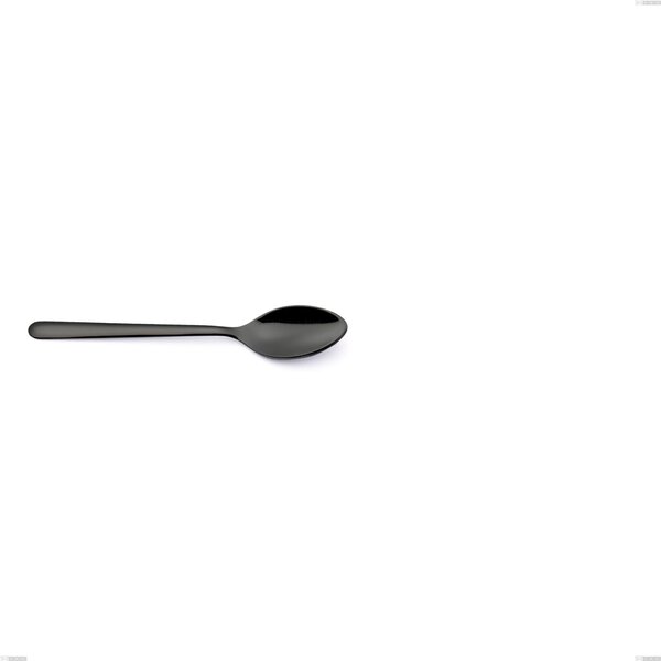 Cucchiaino moka Venice Gun Metal, Acciaio Inox 18-10 trattamento pvd canna di fucile, spessore 4 mm, lunghezza 124 mm