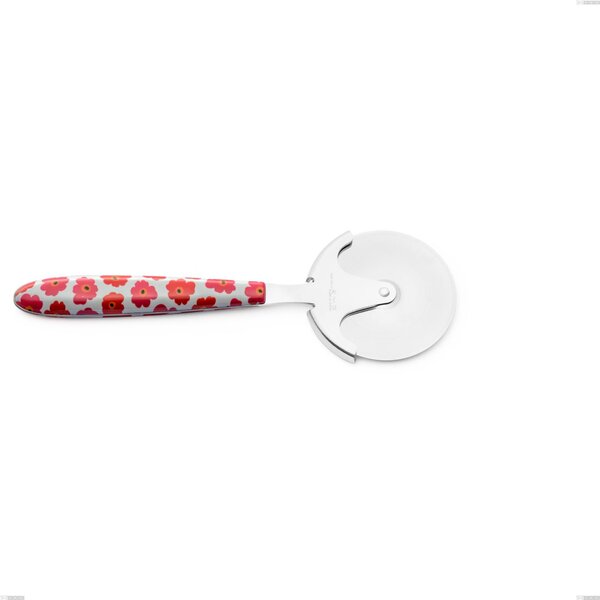Rotella tagliapizza Vero poppy, acciaio 18.0 nickel free, manicatura pbt sublimato acciaio lucido, lunghezza 190 mm