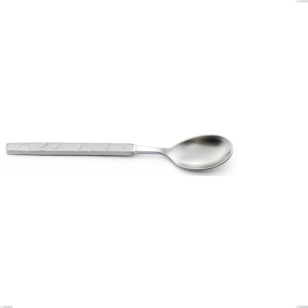 Cucchiaino caff� Zeus ICE , Acciaio 18/10 forgiato martellato sabbiato, spessore 4 mm, lunghezza 140 mm, forgiato