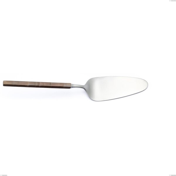Pala torta Zeus Fire, acciaio forgiato 18/10 (AISI 304), Lunghezza 255 mm manicatura martellata e brunita