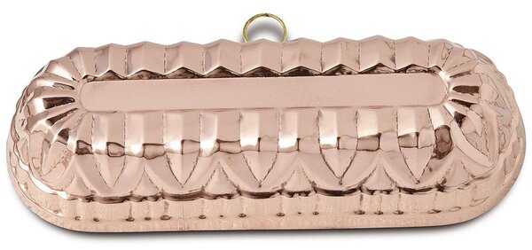 Stampo per PLUM-CAKE in rame martellato 30x11,5xh5,5 cm - Litri 2,00