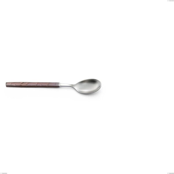 Cucchiaino caff� Zeus Fire, acciaio forgiato 18/10 (AISI 304) - lunghezza�140 mm, manicatura martellata brunita