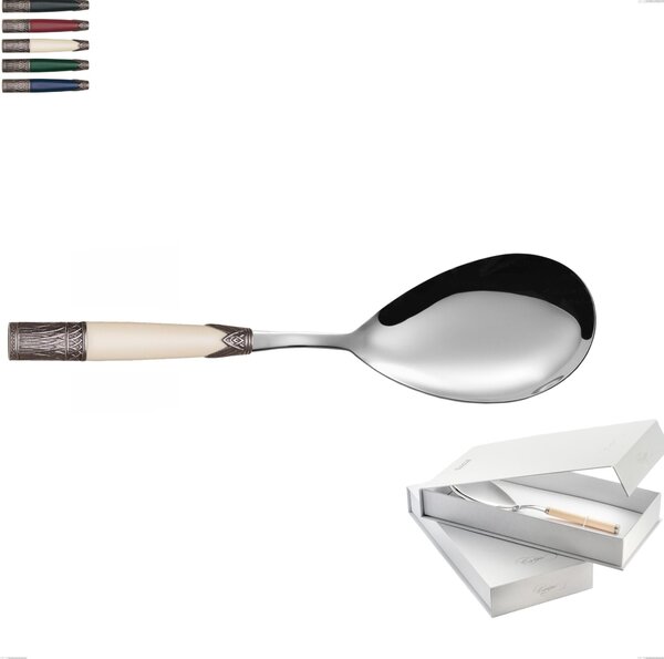 Confezione a libro 1 pezzo pala riso aria, acciaio 18/10 aisi304 colorato