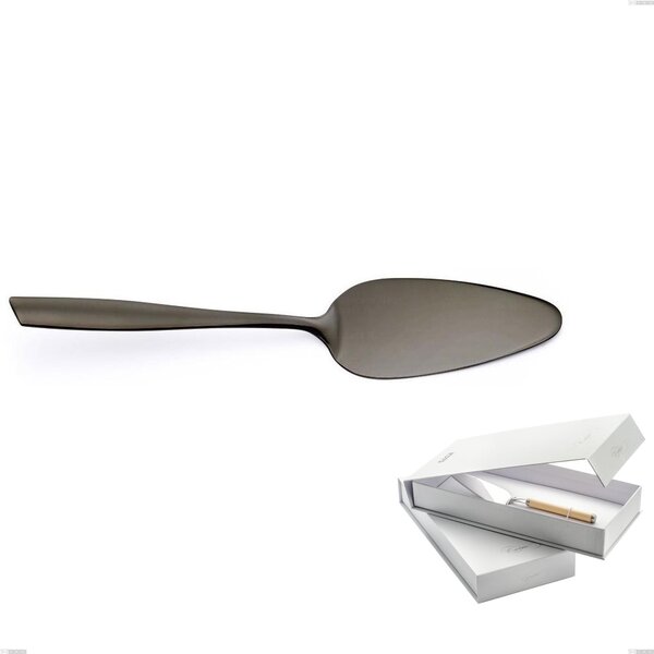 Confezione a libro 1 pezzo pala torta Eleven PVD Black, Acciaio inox 18.10, spessore 2,5 mm