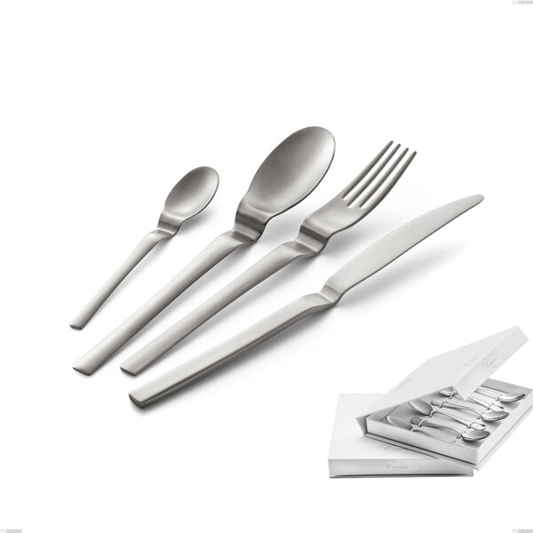 Confezione a libro 6 pezzi cucchiaino moka Joy Up 2.00 mm acciaio 18/10 Sabbiato, Acciaio 18/10 (AISI 304), spessore 2,00 mm